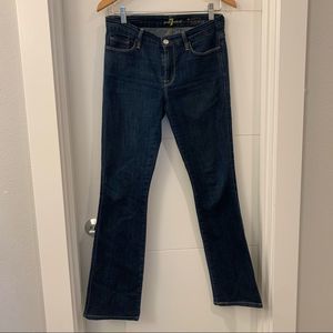 7 for all Mankind Skinny Bootcut Denim Jeans 28